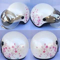 レディース 可愛い  柄付き ヘルメット  オシャレの画像