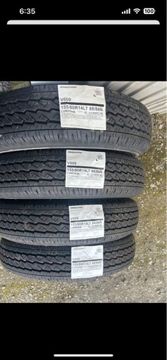 新品夏タイヤ　BS 155/80R14