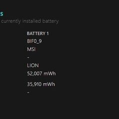 【中古ゲーミングノートPC】msi〈Katana-GF76-11UD〉Intel Coe i7/SSD512GB/メモリ16GB ④の画像