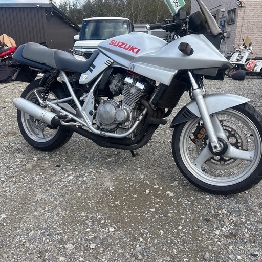 引き取り限定スズキカタナ250の部品取り GSX250Sカタナカタナジャンク部品取り車両 (ヒマワリ) 笹川のスズキの