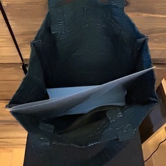 結城紬　トートバッグ　絹　シルク　１００％　青系　茶系　２個セット の画像