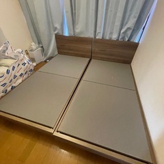 シングルベッド　ベッド　2台セット　の画像