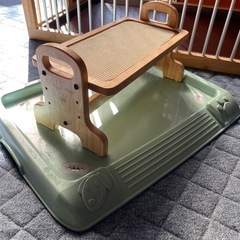 小型犬用サークル&トイレ&テーブルの画像