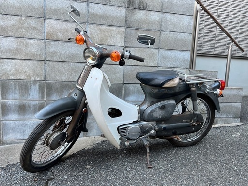 動画あり】HONDAスーパーカブ50縦キャブカブ50C50カモメハンドル
