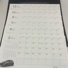 MAZDA 2026年卓上カレンダーの画像