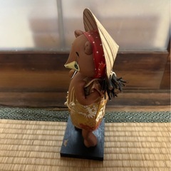 たぬき 人形 置物の画像