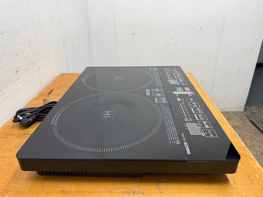 山善　ヤマゼン　２口IHクッキングヒーター　IH調理器具　YEH-1456