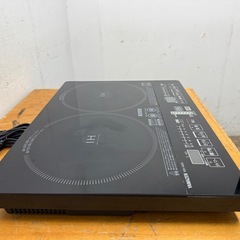 山善　ヤマゼン　２口IHクッキングヒーター　IH調理器具　YEH-1456の画像