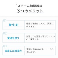 <quad’>スチーム加湿器  の画像