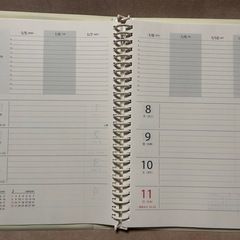 ビジネススケジュールノートの画像