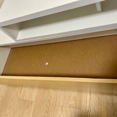 🌸美品🌸北欧調テレビ台　ホワイト×木目の画像