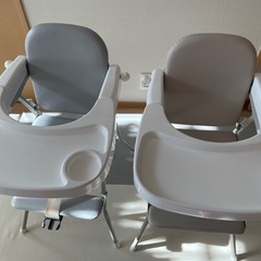 ベビー パイプハイチェア2脚セットの画像