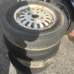 旧車ミニキャブU41t タイヤホイールの画像