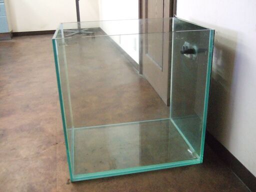 引き取り限定!オールガラスオーバーフロー60cm×45cm×60cm水槽