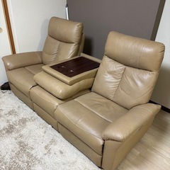 3人掛け電動リクライニングソファの画像