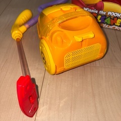 ディズニー くまのプーさん 掃除機 玩具 おそうじセットの画像