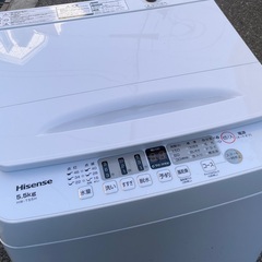 【RKGSE-402】特価！ハイセンス/Hisense/5.5kg洗濯機/HW-T55H/中古/2024年製/店頭引取推奨商品/弊社近隣有料配達も可の画像