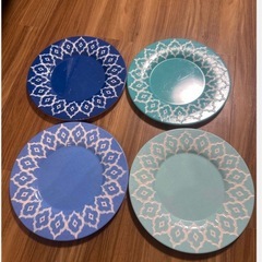 メラニン皿　12枚セットの画像