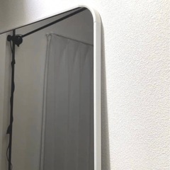 美品　白　全身鏡 2Way 壁掛け スタンドミラー 姿見鏡 軽量　160×50の画像