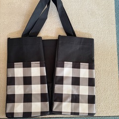 ミッフィーチェックdeトートバッグの画像