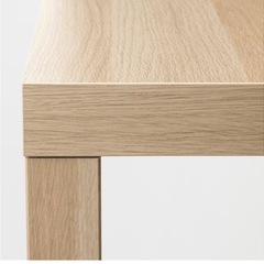 IKEA LACK ラック サイドテーブル、ホワイトステインオーク調　55x55 cm の画像