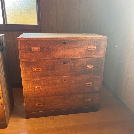 ハーモニカタンス 大正時代3️⃣ハーモニカ箪笥の下の部分 (しとりん) 海南の収納家具