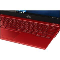 <赤い彗星　希少レッド！＞＜大容量メモリー＞ノートパソコン office付き 新品 同様 富士通 FMV LIFEBOOK WU2/C3 13.3型 Core i3 FMVWC3U27 Microsoft Office フルHD SSD 256GB Memory 16GB Windows11 の画像