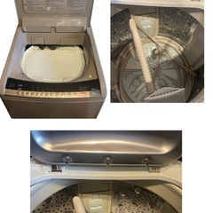 札幌引取り18年製日立 HITACHI ビートウォッシュ 縦型洗濯乾燥機 BW-DV100B-N 洗濯10kg/乾燥5.5kg        　の画像