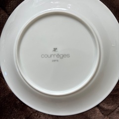 クレージュ『courreges』《16cmデザートプレート５枚》　☆未使用☆ の画像