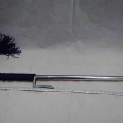 [1828] 十手 紫色 39cm 鉄製 小道具 コスプレ 時代劇 捕具の画像