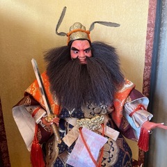 五月人形　正絹の鍾馗様の画像