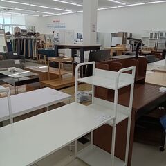 ★リユースのサカイ日立店★HJ8754  デスク ホワイト H111×D51×W130 クリーニング済み の画像