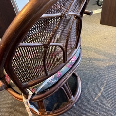 【美品】籐　椅子の画像