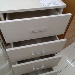 ★リユースのサカイ日立店★HJ8756 NITORI チェスト ホワイト H90×D40×W47 クリーニング済み の画像