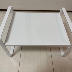 tower 山崎 キッチン収納棚 ホワイトの画像