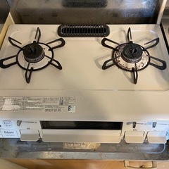 【動作確認済】Paloma ガスコンロ 2口 グリル付き｜一人暮らし・賃貸向けの画像