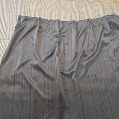 ニトリ黒色カーテン2枚組セットの画像