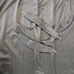 ニトリ黒色カーテン2枚組セットの画像