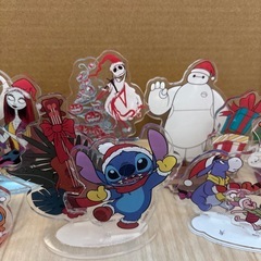 ディズニー⭐︎クリスマスアクリルスタンド８個の画像