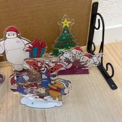 ディズニー⭐︎クリスマスアクリルスタンド８個の画像