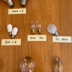 電球使いかけ12個セットの画像