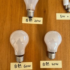 電球使いかけ12個セットの画像