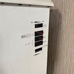 中古 暖炉型 ヒーター CHT-1540 縦25×横38×h56  ホワイト　動作確認済の画像