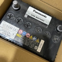 車用バッテリー（40B19L）／2023年購入／使用僅かの保管品／パナソニック／補充電済の画像