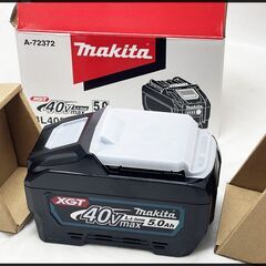 未使用 マキタ 40V 5.0Ah バッテリ BL4050F A-72372 5Ah リチウムイオンバッテリーの画像