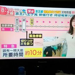 使用期間が短いPanasonic製26インチテレビの画像