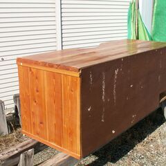 丈夫なデスク　机　作業台　中古の画像