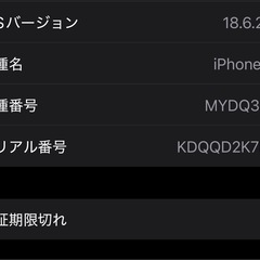 iPhone16 128GB ブラックの画像