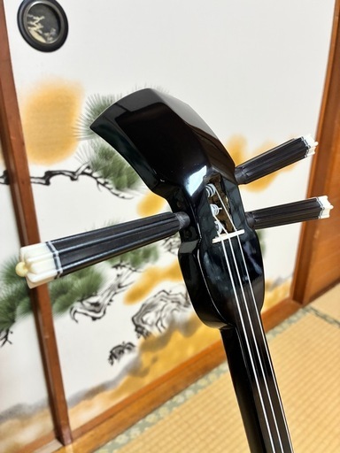 沖縄三線！新品！貴重！知念大工型！本蛇皮！本張り！【一枚張り】㉑