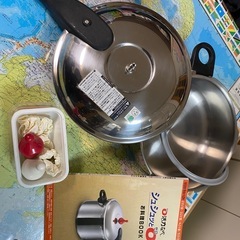 アサヒ軽金属　ゼロ活力鍋M　レシピ本付の画像